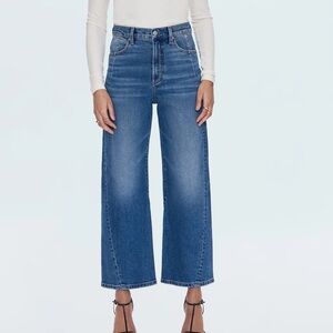 Pistola Kyra Blue Wide Leg Barrel Jeans
